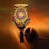 Devansh Metal Electric Wall Light in Gold Colour with Multi Shade Count of 1 Light