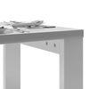 Kariba Engineered Wood Seater Dining Table In White High Gloss Finish