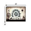 Blue Beige Canvas Wall Prints Canvas Wall Prints Set of 2 Multicolor Matte