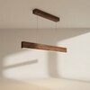 Slimline 36 Brown Solid Wood Single Hanging Light