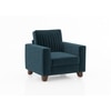 Apollo Neo 1 Seater Fabric Sofa in Cobalt Colour (Back Height : Regular, Cushion Type : Soft)