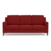 Abbey Sofa Set (Colour : Salsa Red, Cushion : Soft, Seater : 3+1+1)