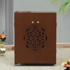 D'Dass Big Wooden Temple For Pooja Cabinet In Home and Office With Door