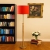 Devansh Wood & Metal Floor Lamp