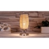 Dholak Bamboo table lamp with Steel Base =-39