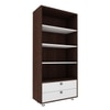 Lasker Bookcase Wenge And Frosty White