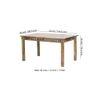 Oakmont Sheesham Wood Accent 6 Seater Dining Table Set