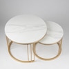 White Marble Nesting Tables