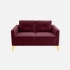 Arab Velvet 2 Seater Sofa Maroon Color