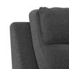 Emila 1 Seater Fabric Sofa in Grey Colour