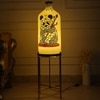 Gentle Giant Foldable Metal Electric Floor Lamp in White Colour