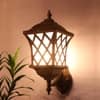 Eliante Gold Aluminium Outdoor Wall Light With E27 Holder In Gold Colour