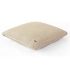 Moss Knit Foil Print Cushion Cover  Pale Whisper Silver 16X16 Inches
