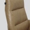 Ettorez Majestic Ultra Premium Leatherette Office Chair In Camel Colour