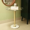 De Metal Side Table in Gold Colour