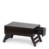 Ohio Sheesham Wood Contemporary Foldable Laptop Table in Dark Mahogany Finish