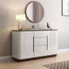 Baltoro Engineered Wood Sideboard in White Finish