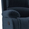 Lebowski Fabric One Seater Manual Recliner in Cobalt Fabric Colour