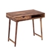 Tunis Sheesham Wood Study Computer Table In Natural Teak Finish