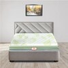 Alovera Spa Pillow Top With SRTX Technology 8 Inch Queen Size Convoluted Foam Mattress (78X66 Inches), 3-Zone Support, Aloe Vera Treated Fabric, with Memory Foam