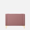 Texude Velvet 1 Seater Sofa in Pink Colour