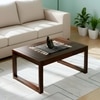 Hamstreet Sheesham Wood Coffee Table In Walnut Finish