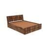 Meighen Solid Wood Queen Platform Storage Bed In Provincial Teak Finish