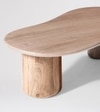 Hima Solid Wood Coffee Table In  Natural Finish