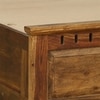 Zvya Solid Wood Single  Size Upholstered Bed With Box Storage (Provincial Teak Finish)