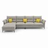 Aurora Sectional Sofa with Left Chaise Lounge Light Grey