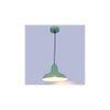 Opi Minimal Pastel Green Metal Single Hanging Light