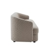 Elegantensemble Wood 3 Seater With Upholstery Non Storage Sofas In Grey Colour