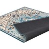 Presto Blue Traditional Hand Tufted Wool Carpet 5X7 Feet
