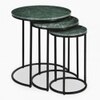 Lennox Metal Side Table in Black Finish