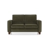 Apollo Neo 2 Seater Fabric Sofa In Deep Olive Velvet Colour
