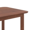 Dane Solid Wood 6 Seater Compact Dining Table In Honey Finish