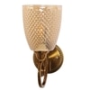 Eliante Modern Wall Lights Mild Steel & Glass Material Antique & Champaign Finish