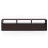 Carmond Solid Wood Free Standing TV Unit in Mahogany Finish