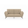 Vetra 2 Seater Leather Sofa In Pebble Colour