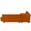 Melo 3 Seater Fold Out Sofa cum Bed  in Orange Colour