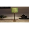 Green Jute with Metal Gold Table Lamp