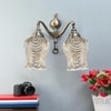 Devansh Metal Electric Wall Light in Multi Colour with Multi Shade Count of 2 Lights