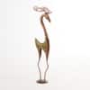 Desert Art Metal Handpainted Golden Deer Showpiece Set of 2