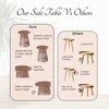 Premium Mild Steel Side Table in Gold Colour