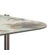 Paloma Square Marble Coffee Table in Saturn Spanish Ceramic Finish