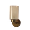 Eliante Modern Wall Lights Mild Steel & Glass Material Antique Gold & Champaign Finish