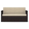 Bram 3 Seater Pull Out Sofa cum Bed In Macadamia Brown Colour