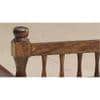 Wood Solid Wood Single Size Non Storage Bed In Provincial Teak Finish