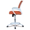 Naamikoa Mid Back Ergonomic Chair in Orange Colour