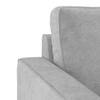 Apollo Compact High Back 1 Seater Fabric Sofa in Granite Weave Colour